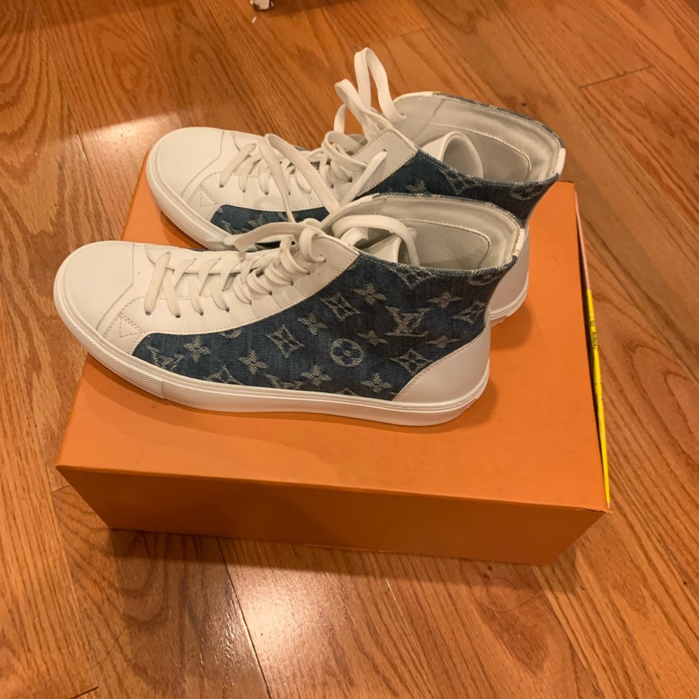 Louis Vuitton Tattoo Sneaker Denim size 39/6 like new